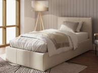 GFW Side Lift Ottoman 3ft Single Natural Fabric Bed Frame Thumbnail