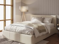GFW Side Lift Ottoman 4ft6 Double Natural Fabric Bed Frame Thumbnail