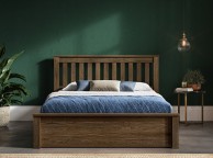 Emporia Monaco 5ft Kingsize Warm Oak Ottoman Bed Frame Thumbnail