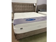 STORE CLEARANCE Silentnight Astral 6ft Superkingsize 3000 Mirapocket 4 Drawer Divan Bed And Bloomsbury Headboard In Mink Thumbnail