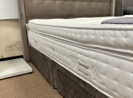 STORE CLEARANCE Silentnight Astral 6ft Superkingsize 3000 Mirapocket 4 Drawer Divan Bed And Bloomsbury Headboard In Mink Thumbnail