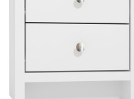GFW Arianna 3 Drawer Bedside Table White Thumbnail