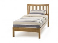 Serene Mya Honey Oak Finish 3ft Single Wooden Bed Frame Thumbnail