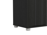 GFW Bideford Shoe Cabinet Rustick Black Oak Effect Finish Thumbnail