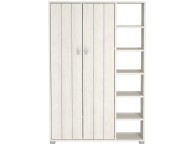 GFW Bideford Tall Shoe Cabinet White Thumbnail
