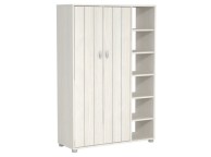 GFW Bideford Tall Shoe Cabinet White Thumbnail