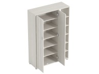 GFW Bideford Tall Shoe Cabinet White Thumbnail