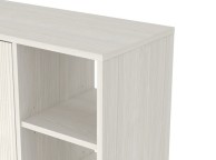 GFW Bideford Tall Shoe Cabinet White Thumbnail