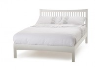Serene Mya Opal White 5ft Kingsize Wooden Bed Frame Thumbnail