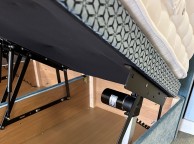 STORE CLEARANCE 4ft6 Double Electric Ottoman Bed With Headboard Thumbnail