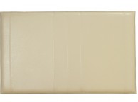 Serene Carmela 3ft Single Cream Faux Leather Headboard Thumbnail