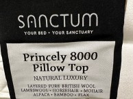 STORE CLEARANCE Sanctum Princely 8000 Pocket 5ft Kingsize 2 Drawer Bed With Headboard Thumbnail