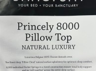 STORE CLEARANCE Sanctum Princely 8000 Pocket 5ft Kingsize 2 Drawer Bed With Headboard Thumbnail
