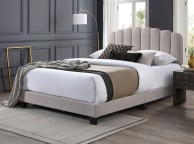 Flintshire Hope 5ft Kingsize Pebble Fabric Bed Frame Thumbnail