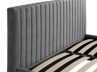 LPD Berlin 4ft6 Double Silver Fabric Ottoman Bed Frame Thumbnail