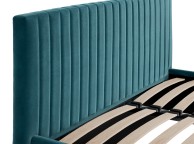 LPD Berlin 5ft Kingsize Teal Fabric Ottoman Bed Frame Thumbnail