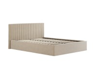 LPD Berlin 4ft6 Double Beige Fabric Ottoman Bed Frame Thumbnail