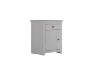 LPD Havana Pine Bedside In Grey Thumbnail