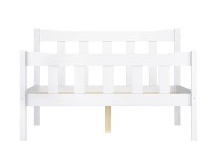 LPD Havana 5ft Kingsize White Wooden Bed Frame Thumbnail