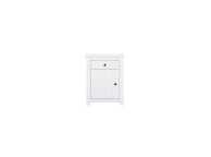 LPD Havana Pine Bedside In White Thumbnail