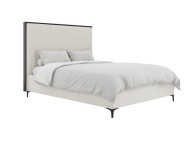 LPD Berkeley 6ft Super Kingsize Cream Fabric Bed Frame Thumbnail