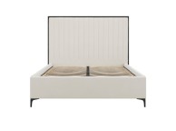LPD Berkeley 6ft Super Kingsize Cream Fabric Bed Frame Thumbnail