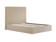 LPD Berlin TALL 4ft6 Double Beige Fabric Ottoman Bed Frame Thumbnail