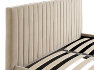 LPD Berlin TALL 4ft6 Double Beige Fabric Ottoman Bed Frame Thumbnail