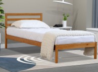 Flintshire Maxwell 3ft Single Oak Finish Wooden Bed Frame Thumbnail