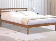 Flintshire Maxwell 4ft6 Double Oak Finish Wooden Bed Frame Thumbnail