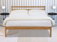 Flintshire Maxwell 4ft6 Double Oak Finish Wooden Bed Frame Thumbnail