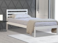 Flintshire Maxwell 3ft Single White Finish Wooden Bed Frame Thumbnail