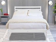Flintshire Maxwell 4ft6 Double White Finish Wooden Bed Frame Thumbnail
