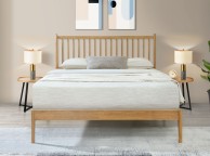 Flintshire Padeswood 4ft Small Double Oak Finish Wooden Bed Frame Thumbnail