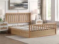 Flintshire Alyn 4ft6 Double Wooden Ottoman Bed Frame Thumbnail