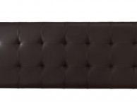 Serene Romana 5ft Kingsize Brown Faux Leather Headboard Thumbnail