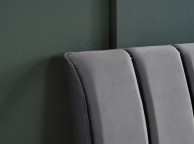 Birlea Clover 4ft Small Double Grey Velvet Fabric Bed Frame Thumbnail