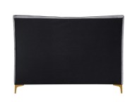 Birlea Clover 5ft Kingsize Grey Velvet Fabric Bed Frame Thumbnail