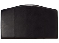 Serene Rosa 6ft Kingsize Black Faux Leather Headboard Thumbnail