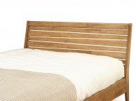 Serene Zahra Honey Oak 4ft6 Double Wooden Bed Frame Thumbnail