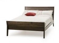 Serene Zahra Walnut 4ft6 Double Wooden Bed Frame Thumbnail