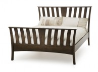 Serene Ordelia Walnut 4ft6 Double Wooden Bed Frame Thumbnail