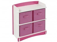 Kidsaw Blush Fun 4 Drawer Storage Unit Thumbnail