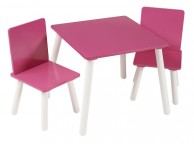 Kidsaw Blush Fun Table and 2 Chair Thumbnail