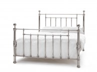 Serene Benjamin 4ft Small Double Nickel Metal Bed Frame Thumbnail