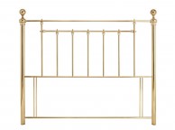 Serene Benjamin 4ft6 Double Brass Metal Headboard Thumbnail