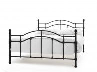 Serene Paris 5ft King Size Black Metal Bed Frame Thumbnail