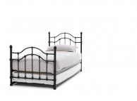 Serene Paris 3ft Single Black Metal Guest Bed Frame Thumbnail