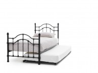 Serene Paris 3ft Single Black Metal Guest Bed Frame Thumbnail