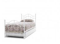 Serene Paris 3ft Single White Gloss Metal Guest Bed Frame Thumbnail